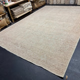 9’11 x 14’6 Traditional Style Rug Pure Soft Organic Wool Powder Blue, Cream & Taupe LB59 MK1068