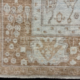 10’4 x 14’ Traditional Style Rug Pure Soft Organic Wool  Powder Blue, Taupe &  Sand Beige  LB56 MK1251