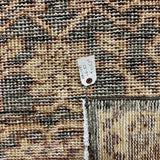9’ x 12’3 Traditional Style Rug Pure Soft Organic Wool Charcoal Black, Camel & Sienna LB53 MK1087