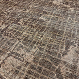10’2 x 12’11 Swedish Style Rug Pure Organic Wool Muted Rust & Amber  LB43 MK1196