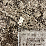 8’10 x 12’1 Silk & Wool  Rug, Brown, Cream + Taupe LB21 MK684
