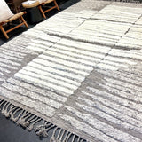 10’4 x 13’11 Shaggy Moroccan Rug “Toprak” Pure Turkish Wool M-3768 Linda's Barn