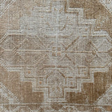 1’6 x 2’10 Antique Kars Rug Muted Camel Beige & Gray '4904
