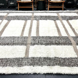 10’2 x 13’9 Shaggy Moroccan Rug Pure Turkish Wool M-3800 Linda's Barn