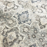 12’2 x 16’3 Distressed Silk 17th Century Persian Design Tibetan Rug Slate, Blue, Sea Foam & Gray K0169