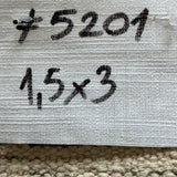 2 x 3 Vintage Oushak 5201