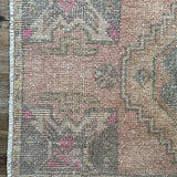 2 x 3 Vintage Oushak 5202
