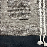 10’4 x 14’1 Shaggy Moroccan Rug Grey Pure Turkish Wool M-3781 Linda's Barn