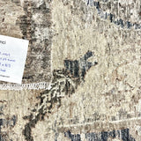 12’2 x 16’3 Distressed Silk 17th Century Persian Design Tibetan Rug Slate, Blue, Sea Foam & Gray K0169