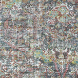 13’8 x 20’4 Classic Antique Rug Muted  Black, Rust, Blue & Green