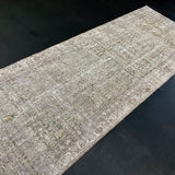 3’3 x 16’8 Classic Vintage Runner Muted Greige, Midnight Blue & Brown