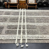 10’4 x 14’1 Shaggy Moroccan Rug Grey Pure Turkish Wool M-3781 Linda's Barn