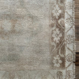 1’8 x 2’11 Antique Taspinar Rug Muted Gray & Sea Foam Green