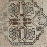 1’8 x 3’  Vintage Oushak Mat Muted Taupe, Blush, Gray & Brown 4903