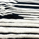 10’3 x 14’2 Moroccan Rug Black and White “Ruzgar” Pure Turkish Wool M-3766 Linda's Barn