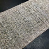 3’3 x 16’8 Classic Vintage Runner Muted Greige, Midnight Blue & Brown