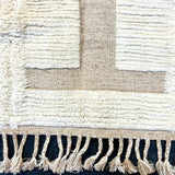 10’1 x 14’4 Shaggy Moroccan Rug “Su” Pure Naturel Turkish Wool & Aloe