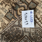 2 x 2 Antique Taspinar Blue & Taupe