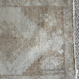 1’8  x 3’6 Antique Turkish Taspinar Rug Muted  Gray + Camel 4910