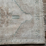 1’7 x 3’3 Vintage Turkish Taspinar Rug Muted Beige & Blue '5395