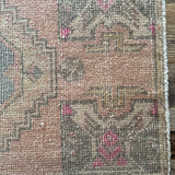 2 x 3 Vintage Oushak 5202