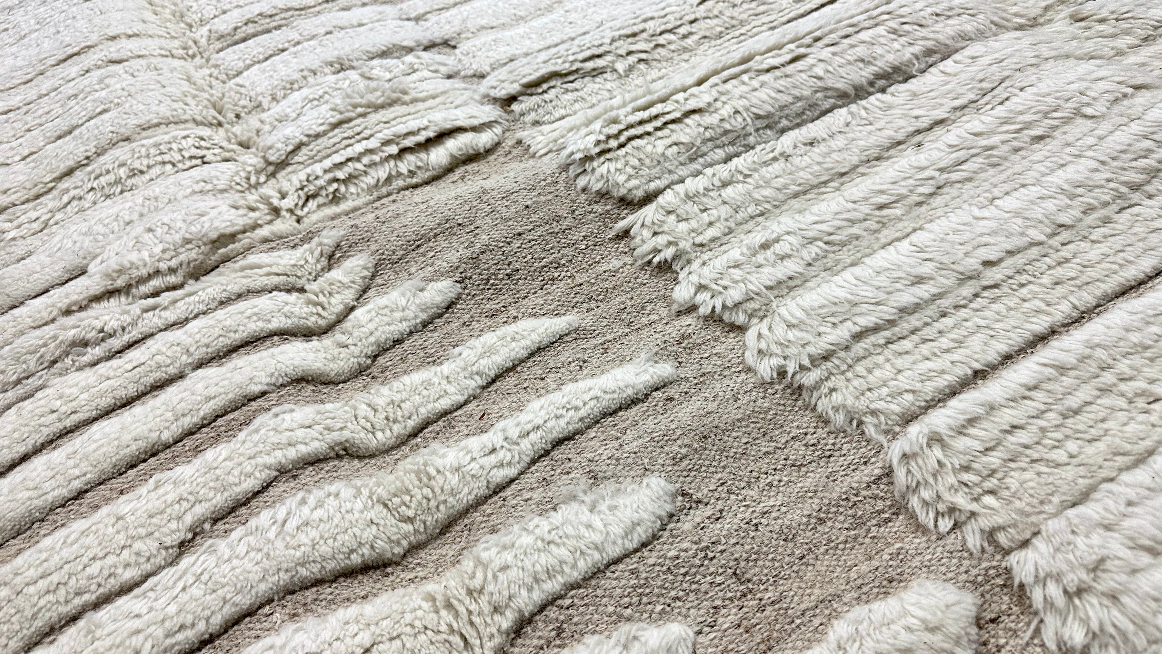 10’2  x 14’ Shaggy Moroccan Rug Pure Turkish Wool & Aloe M-3764 Linda's Barn