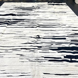 10’3 x 14’2 Moroccan Rug Black and White “Ruzgar” Pure Turkish Wool M-3766 Linda's Barn