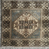 2 x 2 Antique Taspinar Blue & Taupe