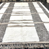 10’2 x 13’9 Shaggy Moroccan Rug Pure Turkish Wool M-3800 Linda's Barn