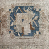 1’7 x 3’3 Vintage Turkish Taspinar Rug Muted Beige & Blue '5395