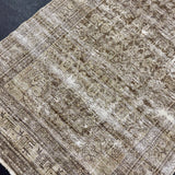 3’4 x 10’9 Classic Vintage Runner Muted  Brown, Gray & Bone '5495