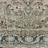 9’7 x 12’10 Classic Vintage Heriz Rug Muted Beige, Blue & Green