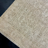 6’3 x 9’4 Classic Vintage Rug Muted Beige & Dark Taupe