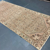 3’5 x 9’6 Classic Vintage Runner Muted Terra Cotta, Green & Brown