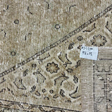 9’6 x 13’  Classic Vintage Rug Muted Greige, Green & Espresso