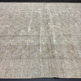 9’8 x 13’ Classic Vintage Rug Muted Gray, Sage Green & Brown