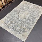 3’8 x 5’8 Classic Vintage Rug Muted Gray & Blue