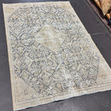 3’8 x 5’8 Classic Vintage Rug Muted Gray & Blue