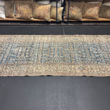 3’5 x 13’3 Classic Vintage Runner Muted Blue, Beige & Brown