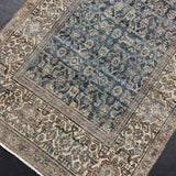 3’5 x 13’3 Classic Vintage Runner Muted Blue, Beige & Brown