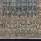 3’5 x 13’3 Classic Vintage Runner Muted Blue, Beige & Brown