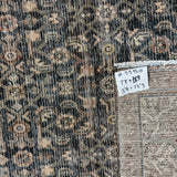3’5 x 13’3 Classic Vintage Runner Muted Blue, Beige & Brown