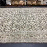9’1 x 12’1 Classic Vintage Rug Muted Gray, Taupe & Sage 5705-1