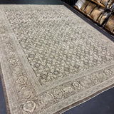 9’1 x 12’1 Classic Vintage Rug Muted Gray, Taupe & Sage 5705-1
