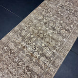 Hold KDD*3’4 x 10’3 Classic Vintage Runner Muted Taupe and Brown 5500