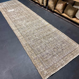 3’3 x 13’ Classic Vintage Runner Muted Brown, Beige & Gray 5544