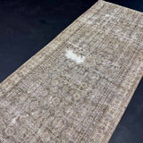 3’3 x 13’ Classic Vintage Runner Muted Brown, Beige & Gray 5544