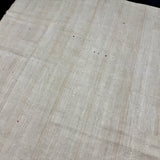 7’ x 8’  Vintage Organic Hemp Rug Off White Flatweave Rug 5643