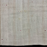 7’ x 8’  Vintage Organic Hemp Rug Off White Flatweave Rug 5643