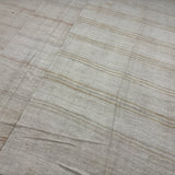 10’6 x 12’2  Vintage Organic Hemp Rug Off White Flatweave Rug 5637